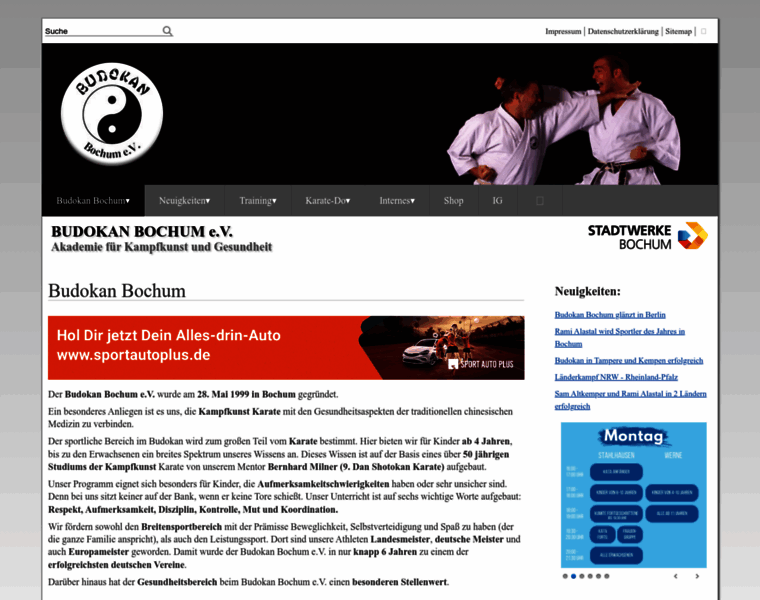 Budokan-bochum.de thumbnail