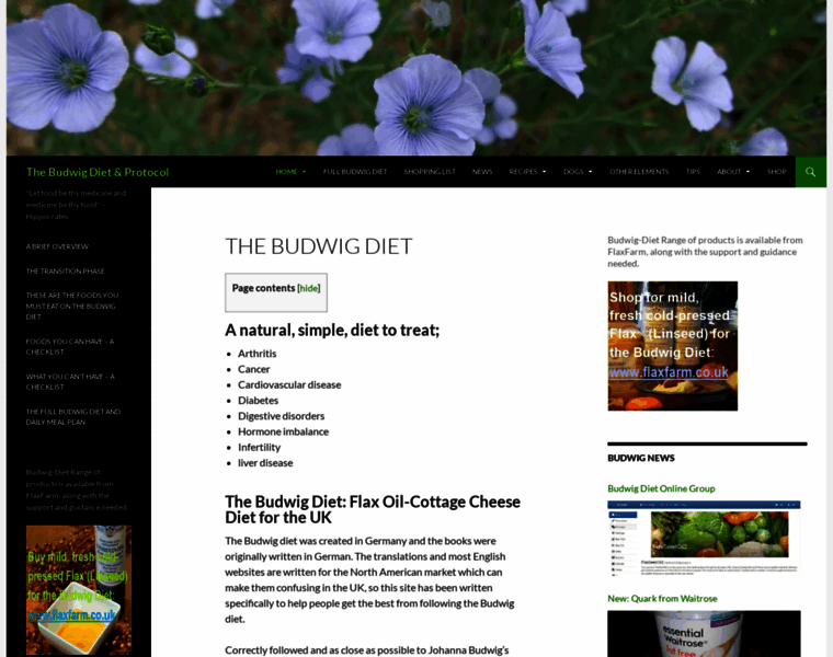 Budwig-diet.co.uk thumbnail