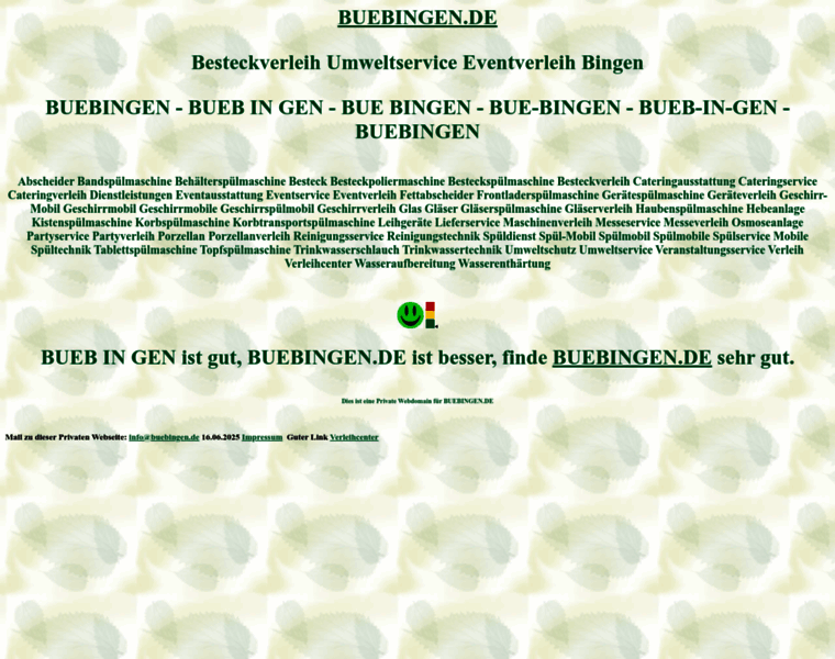 Buebingen.de thumbnail