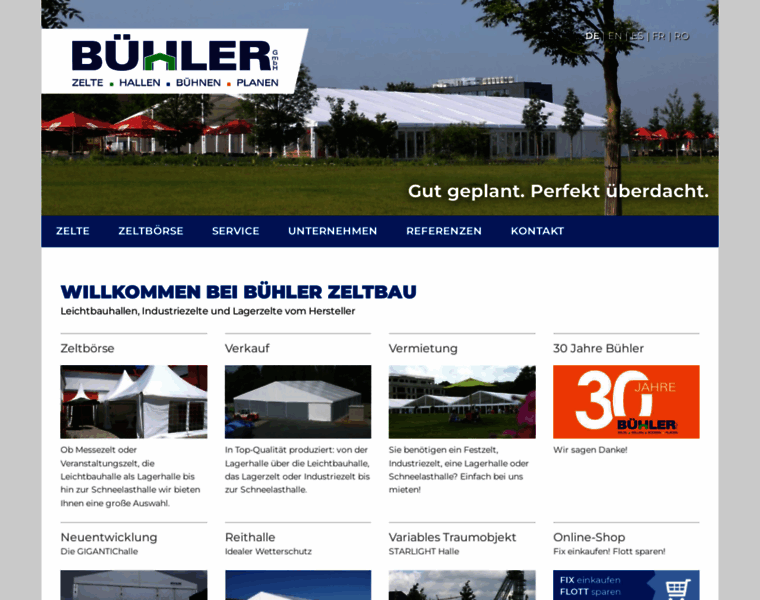 Buehler-zeltbau.de thumbnail