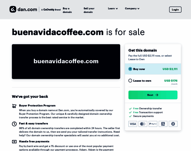 Buenavidacoffee.com thumbnail