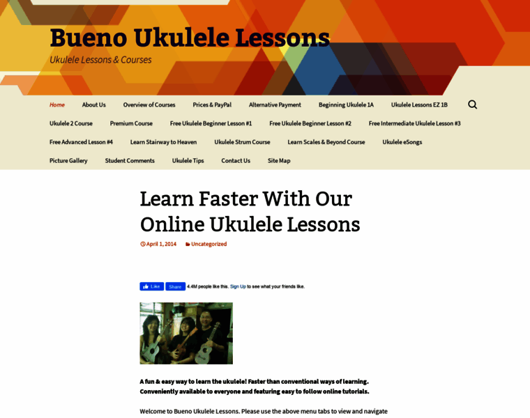 Buenoukulelelessons.com thumbnail