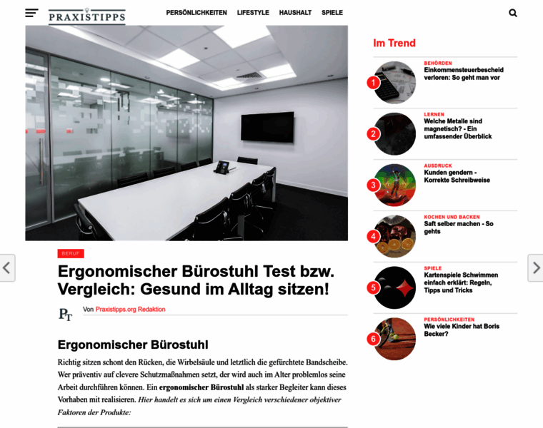 Buerostuhl-ergonomisch.com thumbnail