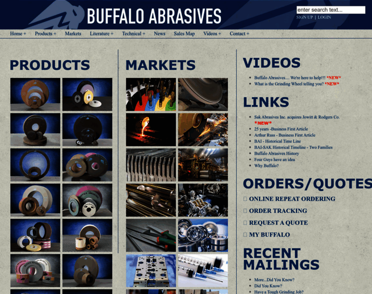 Buffaloabrasives.com thumbnail