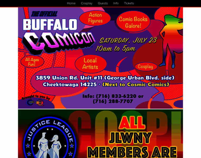 Buffalocomicon.com thumbnail
