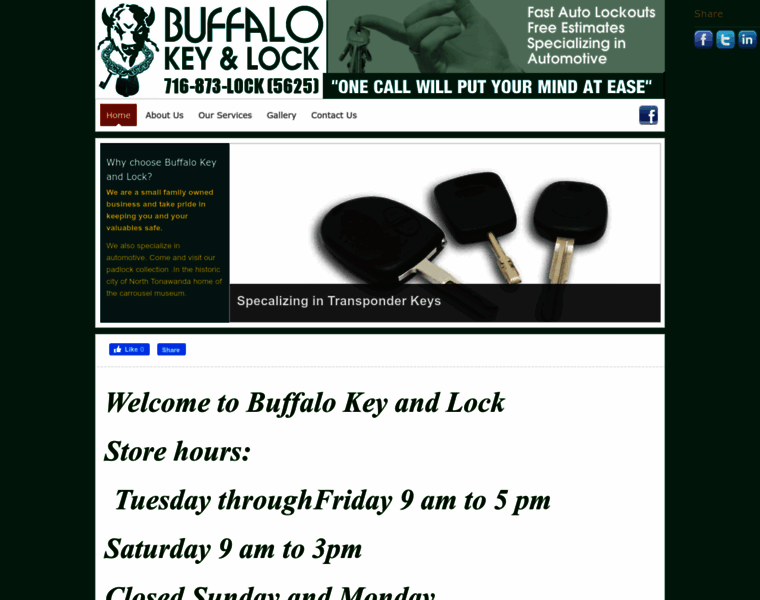 Buffalokeyandlock.com thumbnail