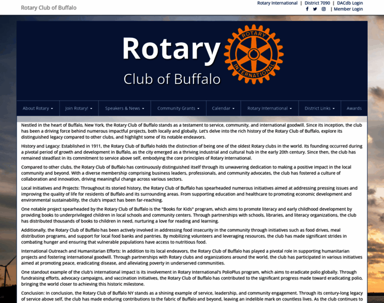 Buffalonyrotary.org thumbnail