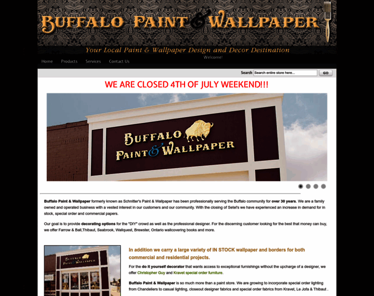 Buffalopaintandwallpaper.com thumbnail