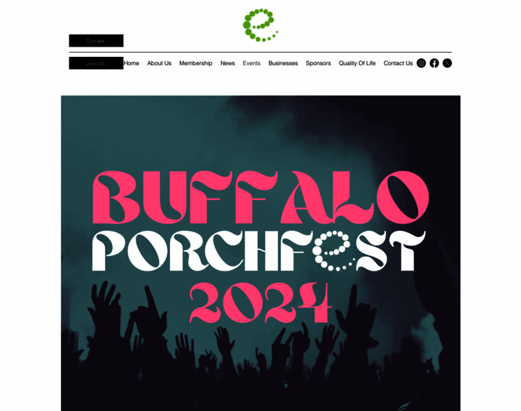 Buffaloporchfest.org thumbnail