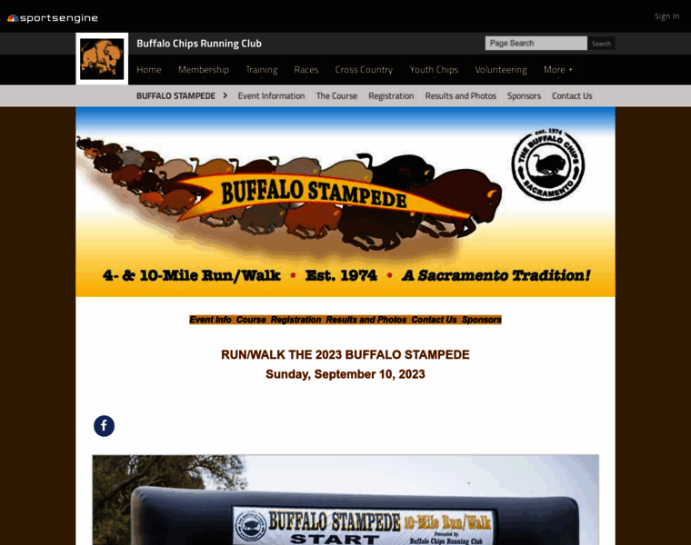 Buffalostampederun.com thumbnail