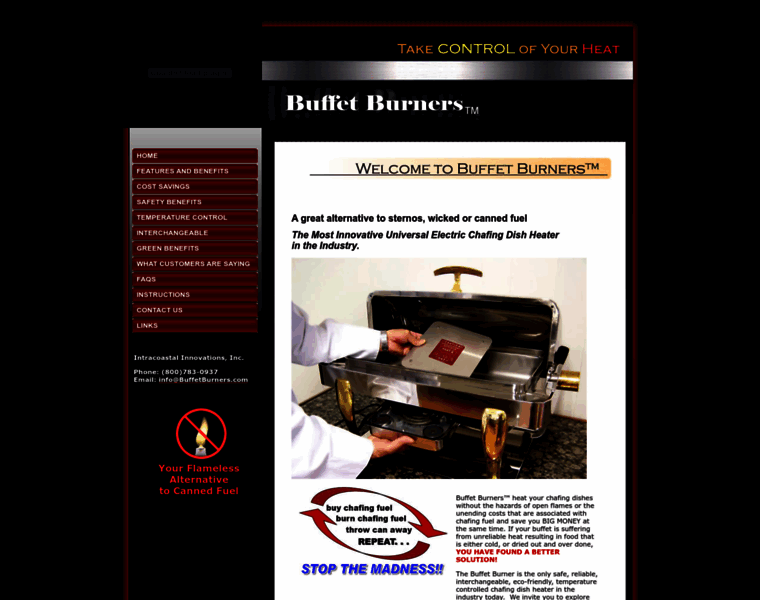 Buffetburners.com thumbnail