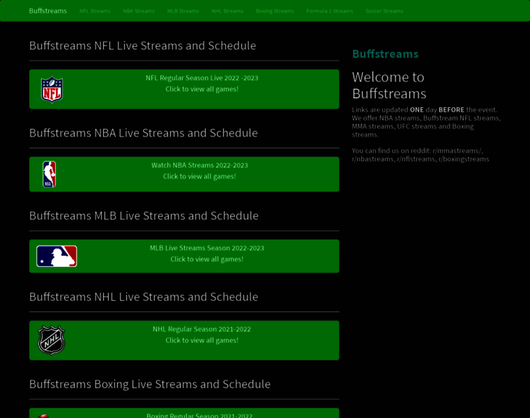buffstreams.city at WI. Buffstreams - NBA, NHL, MLB, MMA, MLB, Boxing ...