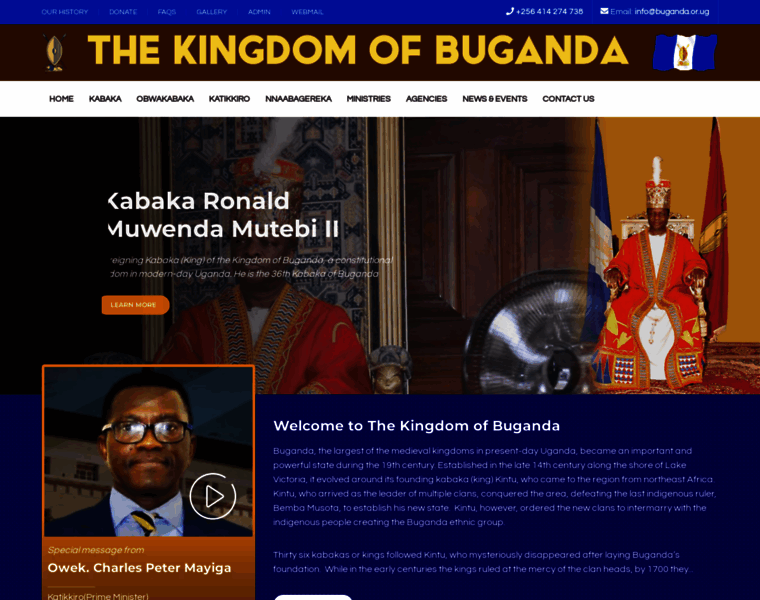 Buganda.or.ug thumbnail
