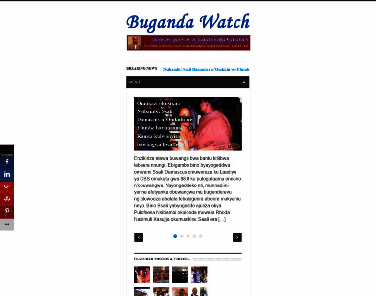 Bugandawatch.com thumbnail