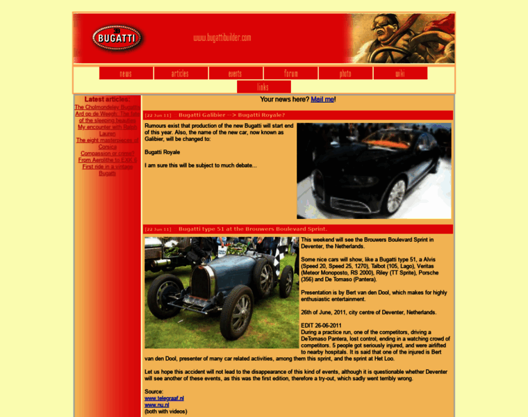 Bugattibuilder.com thumbnail