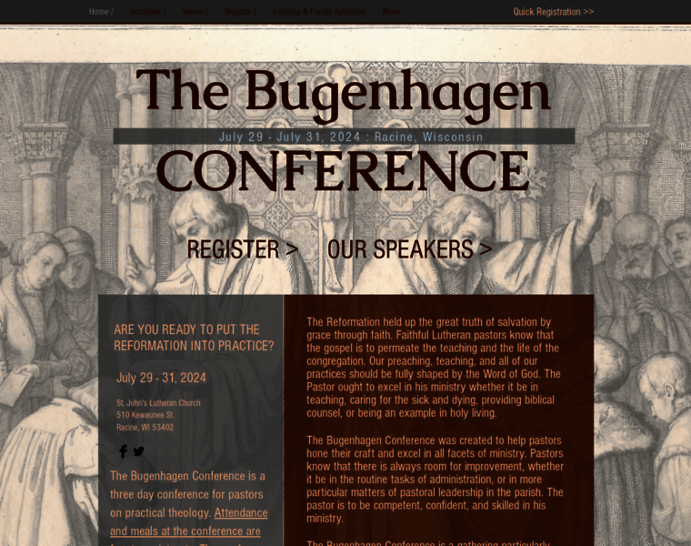 Bugenhagenconference.org thumbnail