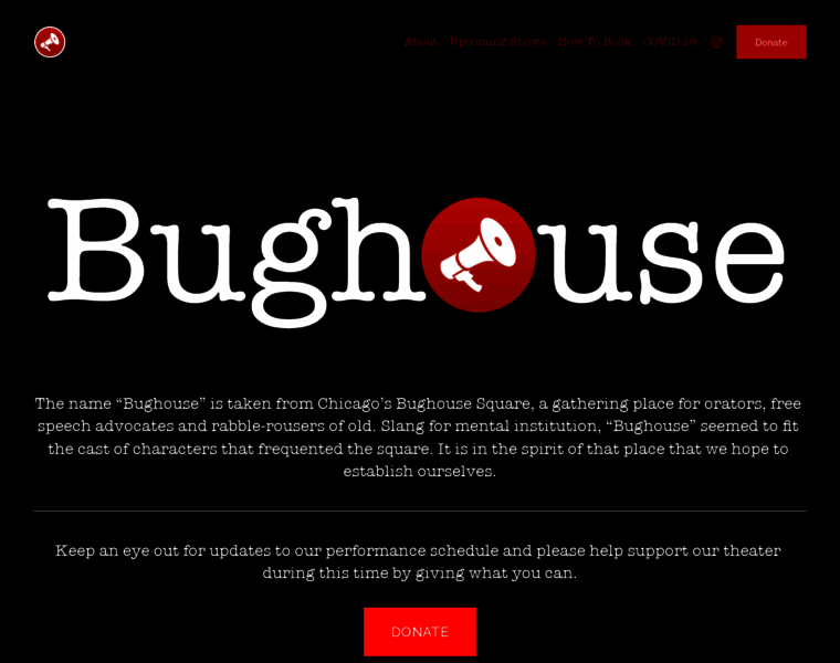 Bughousetheater.com thumbnail