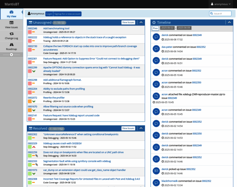 Bugs.xdebug.org thumbnail Bugs.xdebug.org thumbnail