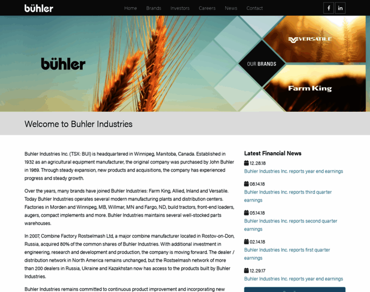 Buhlerindustries.com thumbnail