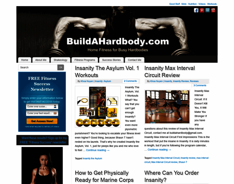 Buildahardbody.com thumbnail