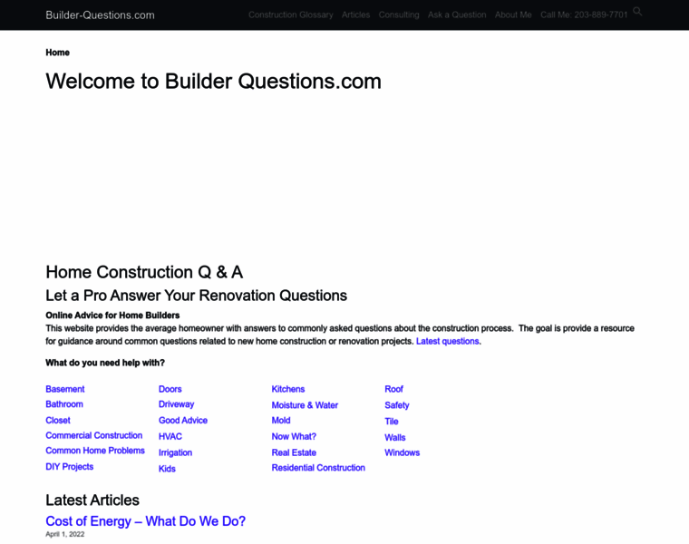 Builder-questions.com thumbnail