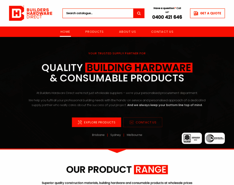 Buildershardwaredirect.com.au thumbnail