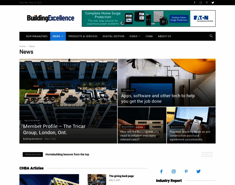 Buildingexcellence.ca thumbnail