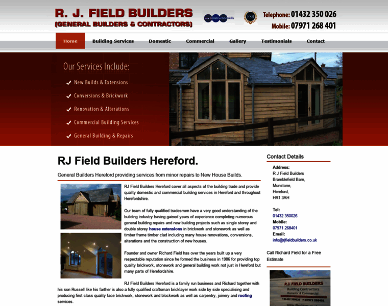 Buildingservicesherefordshire.co.uk thumbnail