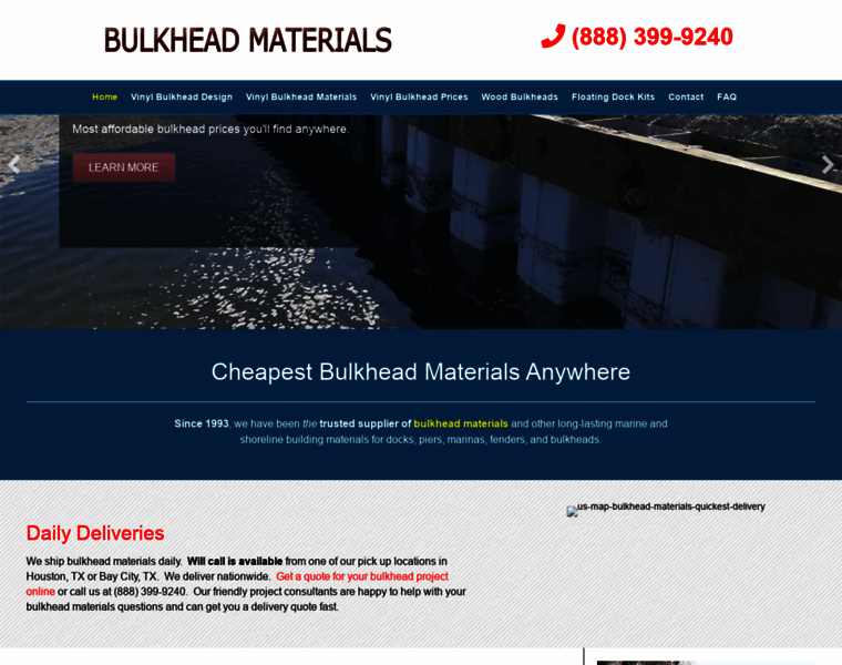 Bulkheadmaterials.com thumbnail