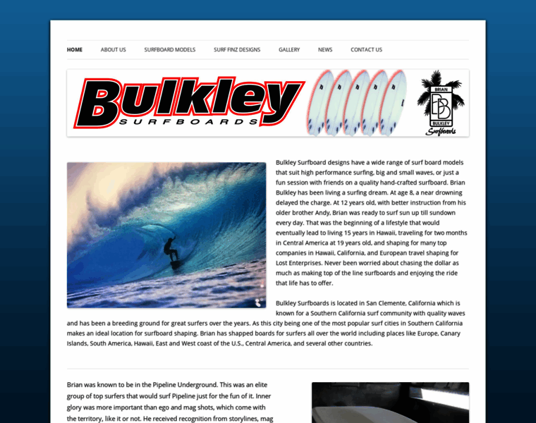 Bulkleysurfboards.com thumbnail