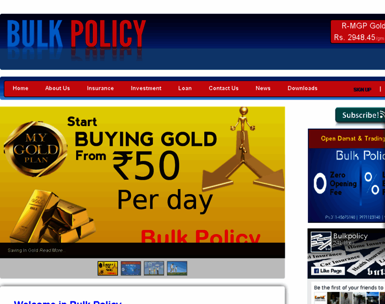 Bulkpolicy.com thumbnail