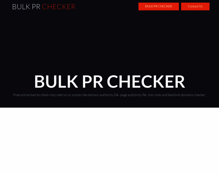 Bulkprchecker.org thumbnail