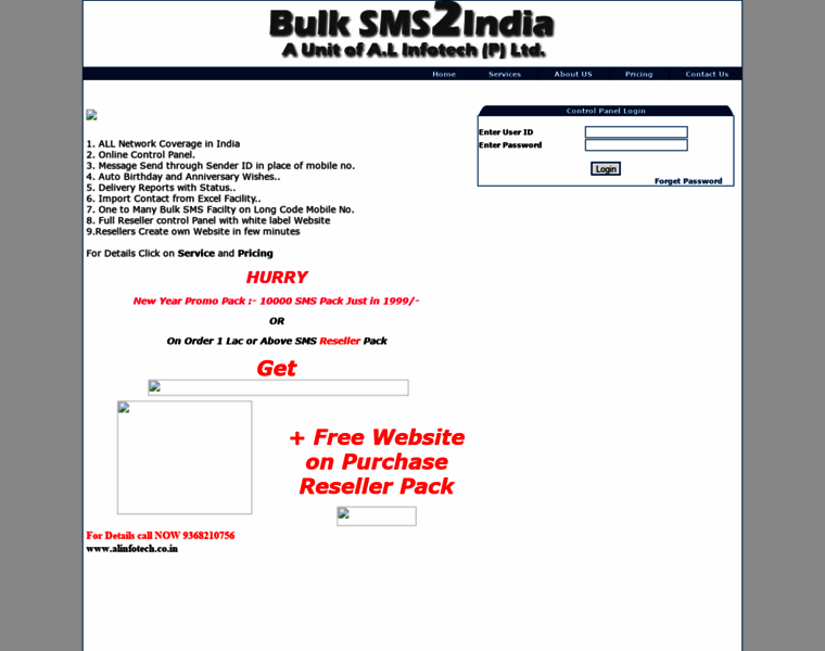 Bulksms2india.com thumbnail