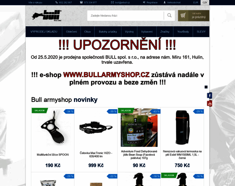 Bullarmyshop.cz thumbnail
