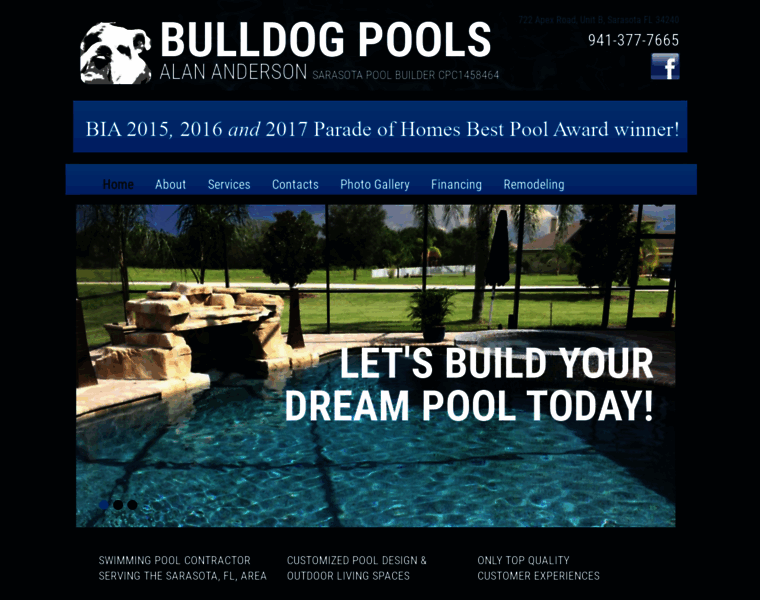 Bulldog-pools.com thumbnail