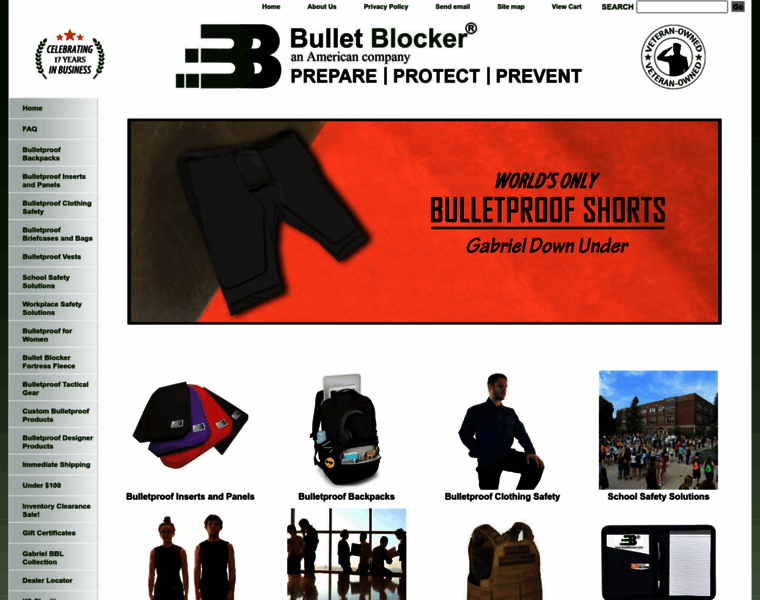 Bulletblocker.com thumbnail