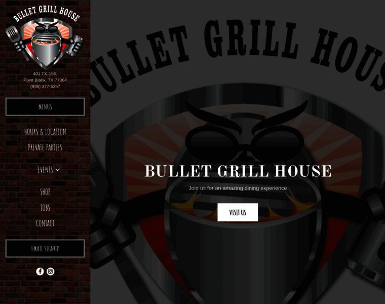 Bulletgrillhouse.com thumbnail
