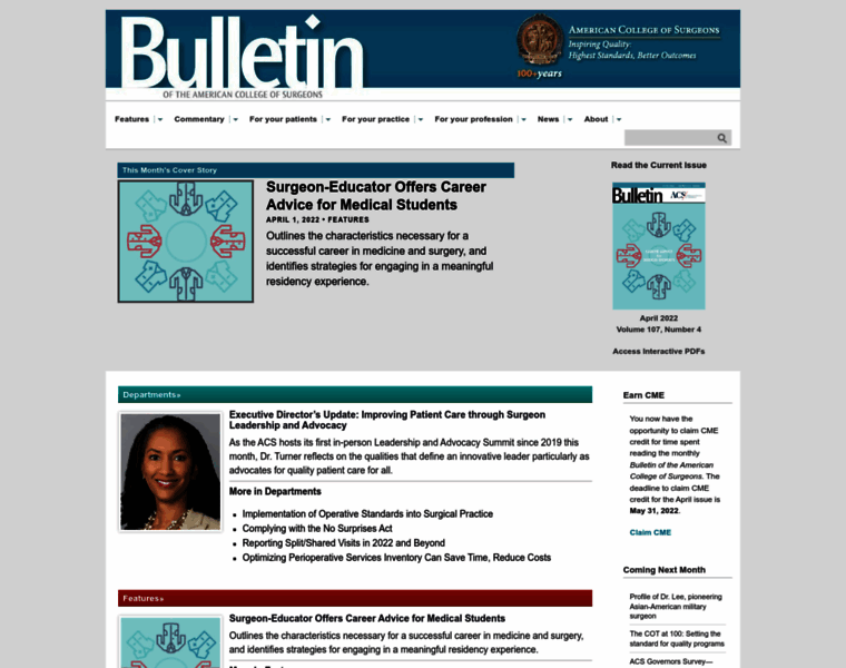 Bulletin.facs.org thumbnail