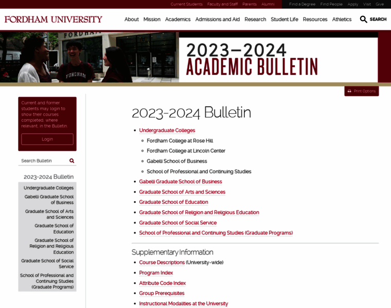 Bulletin.fordham.edu thumbnail