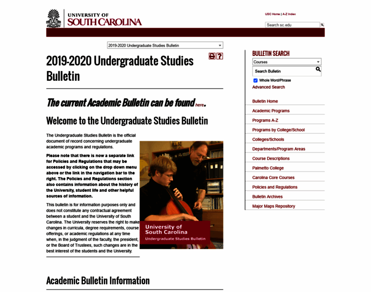 Bulletin.sc.edu thumbnail