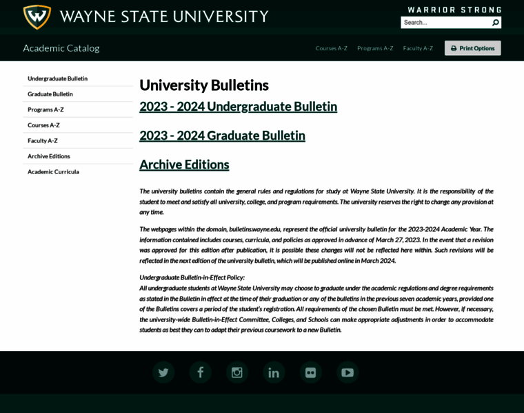 Bulletins.wayne.edu thumbnail
