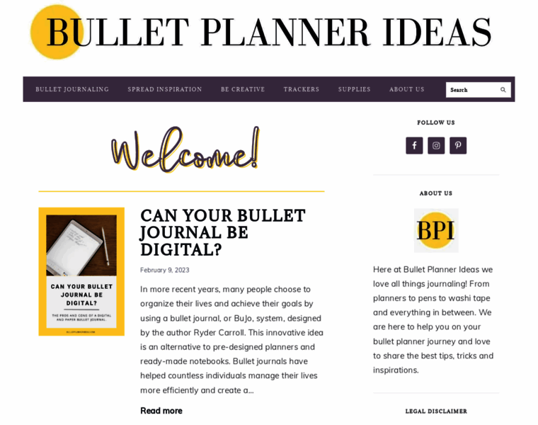 Bulletplannerideas.com thumbnail