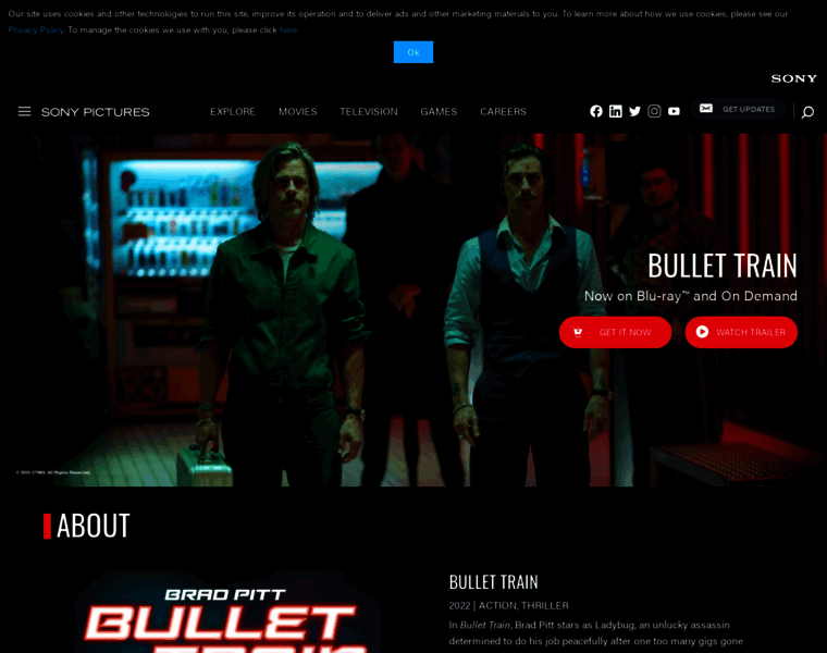 Bullettrainmovie.com thumbnail