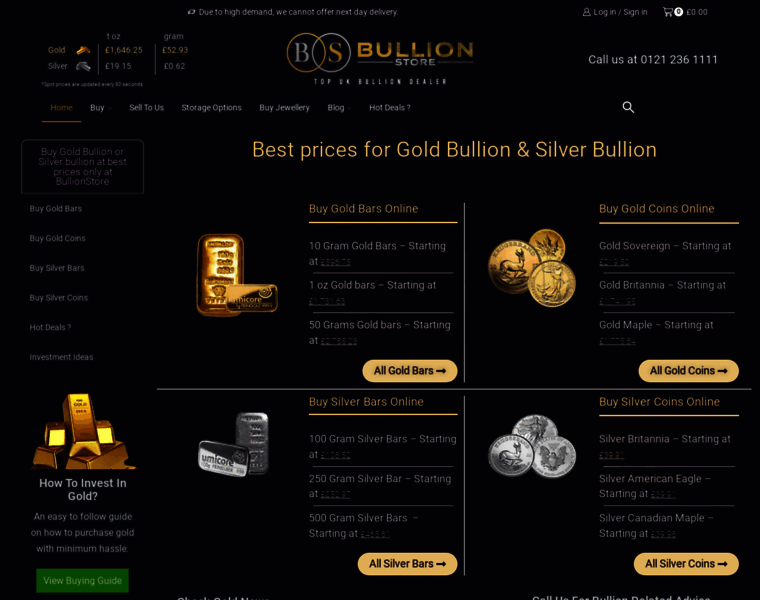 Bullionstore.co.uk thumbnail