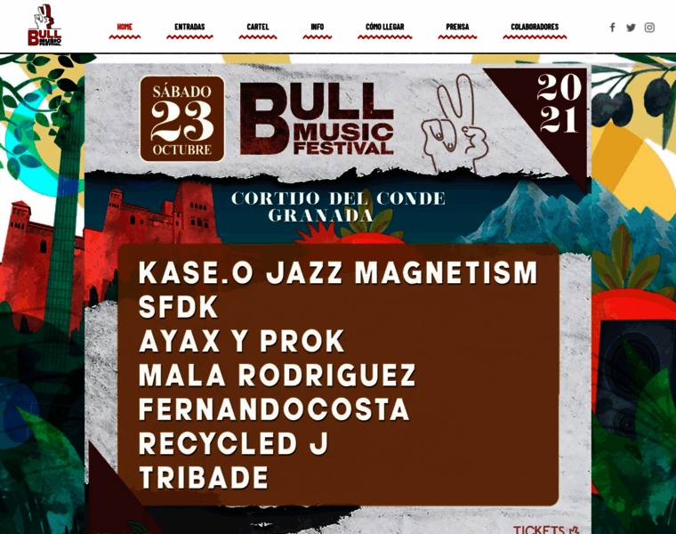 Bullmusicfestival.com thumbnail
