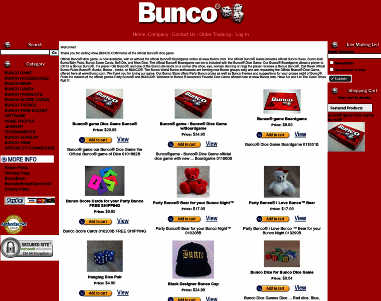 Bunco.com thumbnail