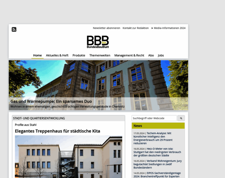 Bundesbaublatt.de thumbnail
