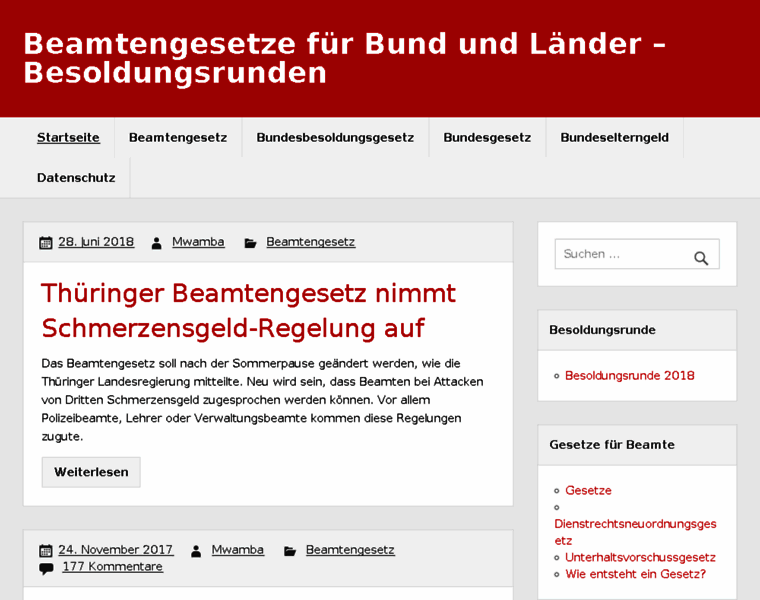 Bundesbeamtengesetz.org thumbnail