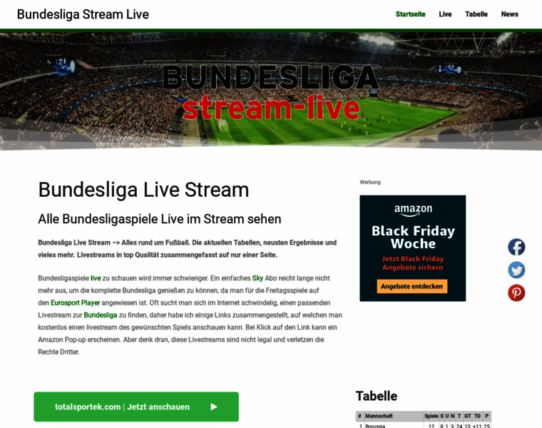 Bundesliga-stream-live.com thumbnail