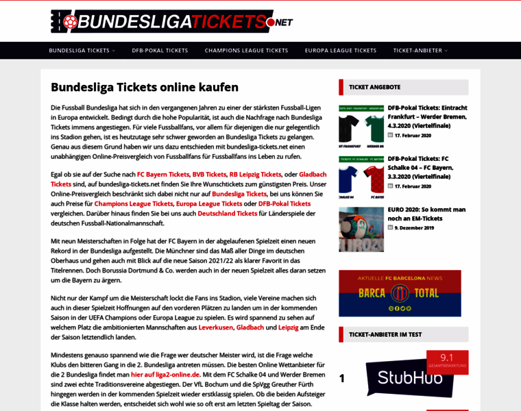 Bundesliga-tickets.net thumbnail